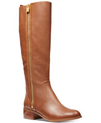 michael kors tall leather boots