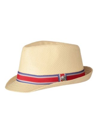 baby boy straw fedora hat