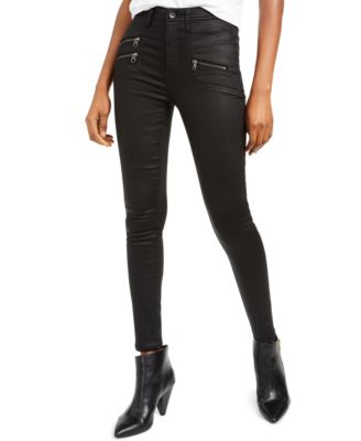 macy's black skinny jeans