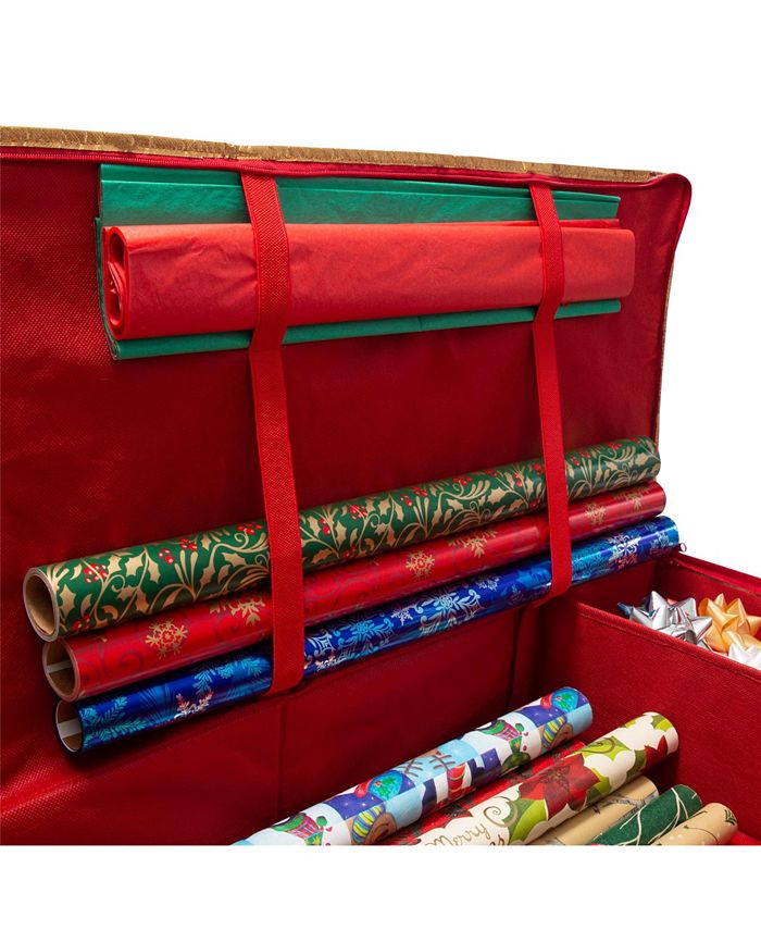 Simplify Holiday Gift Wrap Storage Tote & Reviews - Cleaning ...