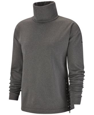 women's nike therma graphic fleece training top