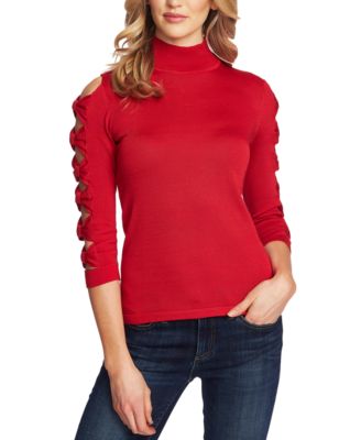 macys womens red sweaters