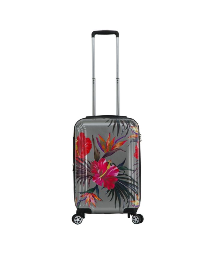 Triforce Luggage Triforce Havana 22" Carry On Tropical Floral Luggage & Reviews - Luggage - Macy's