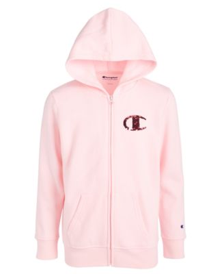 pink champion zip up