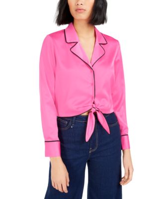 macys satin blouses