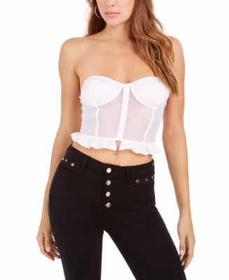 guess bustier top
