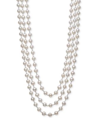 Belle De Mer Pearl Necklace Macy's Shop 