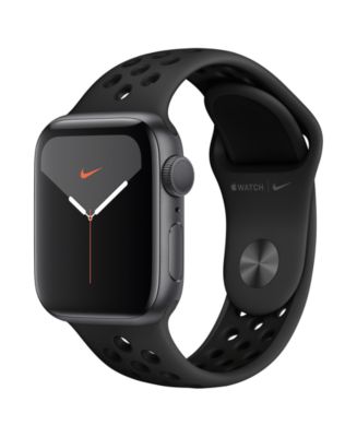 Apple Watch Series 5 Apple Watch Nike Series 5 Gps 40mm Space Gray Aluminum Case With Anthracite Black Nike Sport Band Reviews Apple Macy S