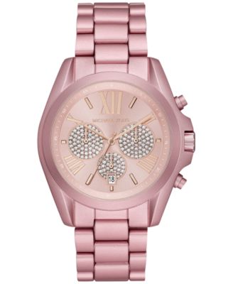 michael kors women's pink watch
