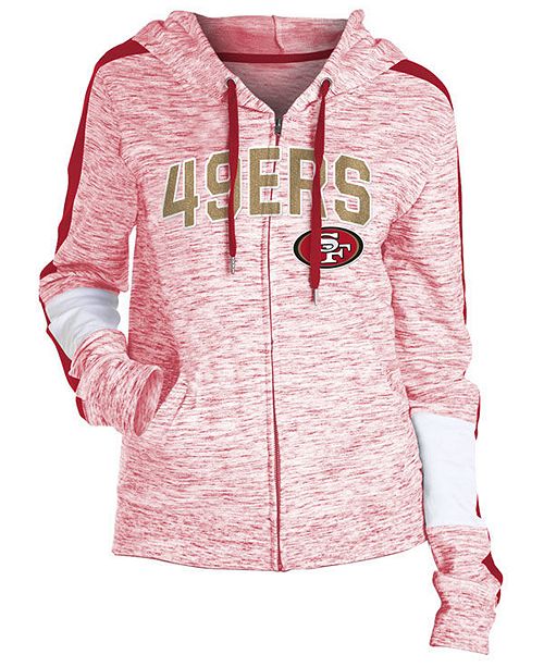 5th Ocean Women S San Francisco 49ers Space Dye Full Zip Hoodie Reviews Sports Fan Shop By Lids Men Macy S