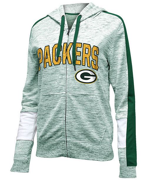 5th Ocean Women S Green Bay Packers Space Dye Full Zip Hoodie Reviews Sports Fan Shop By Lids Men Macy S
