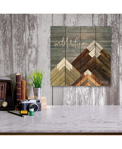 Courtside Market Wild Free 12 X 12 Wood Pallet Wall Art Reviews All Wall Decor Home Decor Macy S