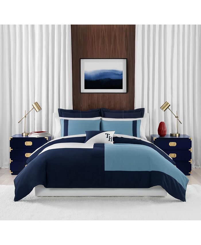 Tommy Hilfiger Conscious Colorblock King Comforter Set & Reviews