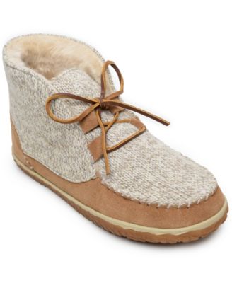 lace up moccasin booties