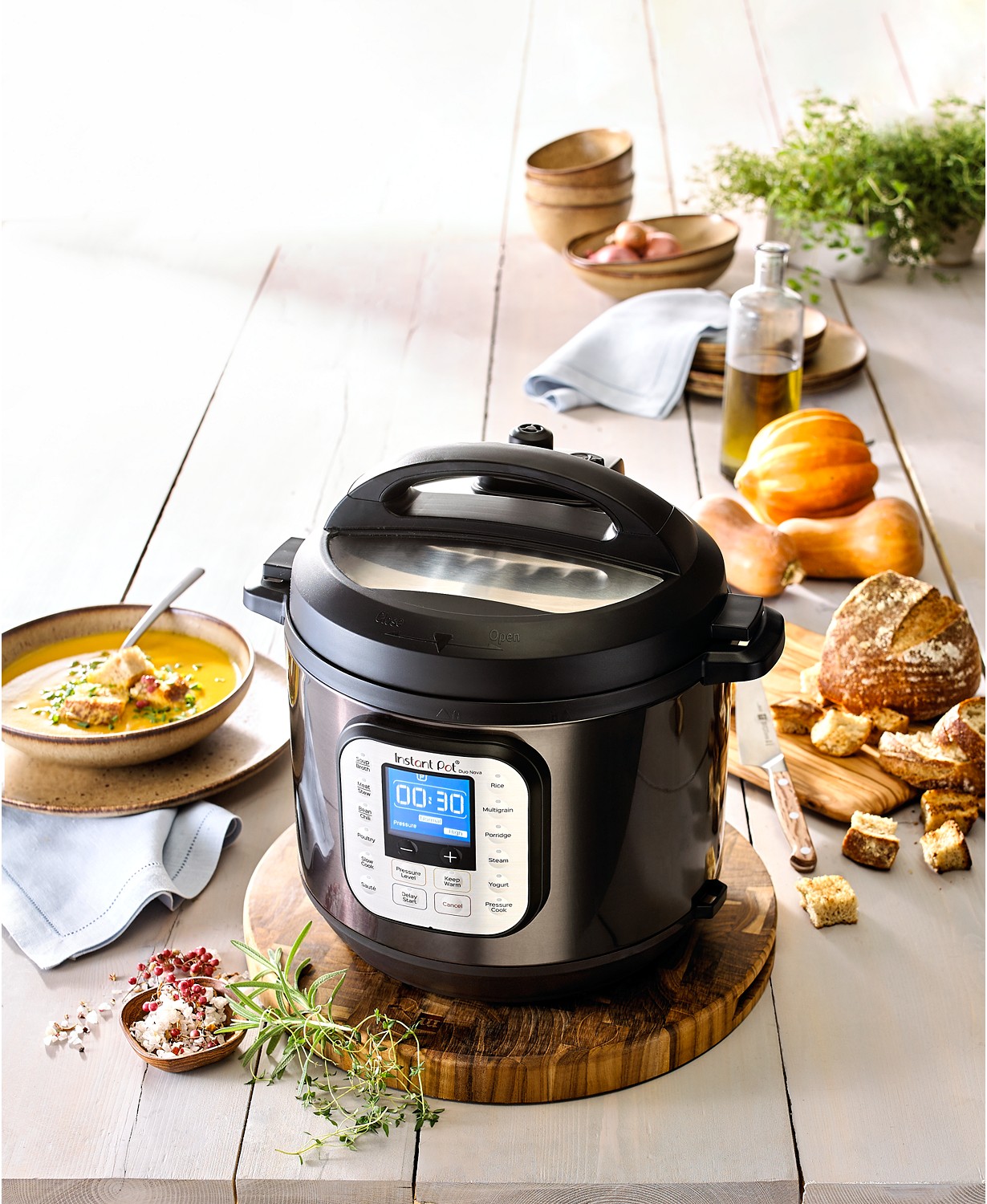 (52% OFF) Instant Pot Duo Black Stainless Steel 6-Qt. 7-in-1 One-Touch Multi-Cooker $59.99