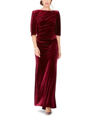 eliza j off the shoulder velvet dress