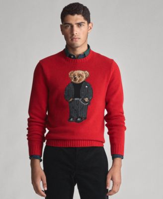 ralph lauren mens bear sweater