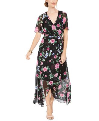 jessica howard floral print maxi dress