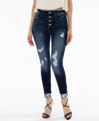 distressed kancan jeans