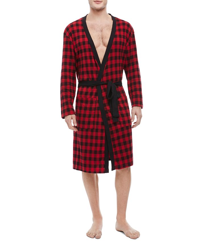 2(x)ist Men's Plaid Cotton Robe & Reviews Pajamas & Robes Men Macy's