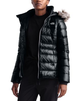 north face fur hooded jacket women's
