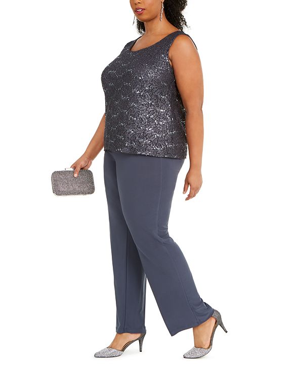 macys plus pants