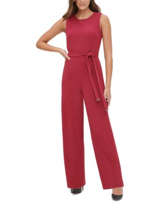 tommy hilfiger red jumpsuit