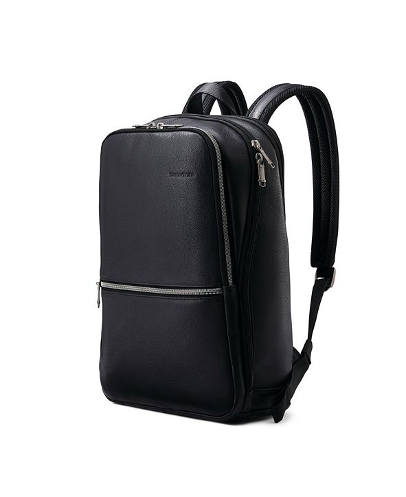 Samsonite Classic Leather Slim Backpack & Reviews - Backpacks - Luggage ...