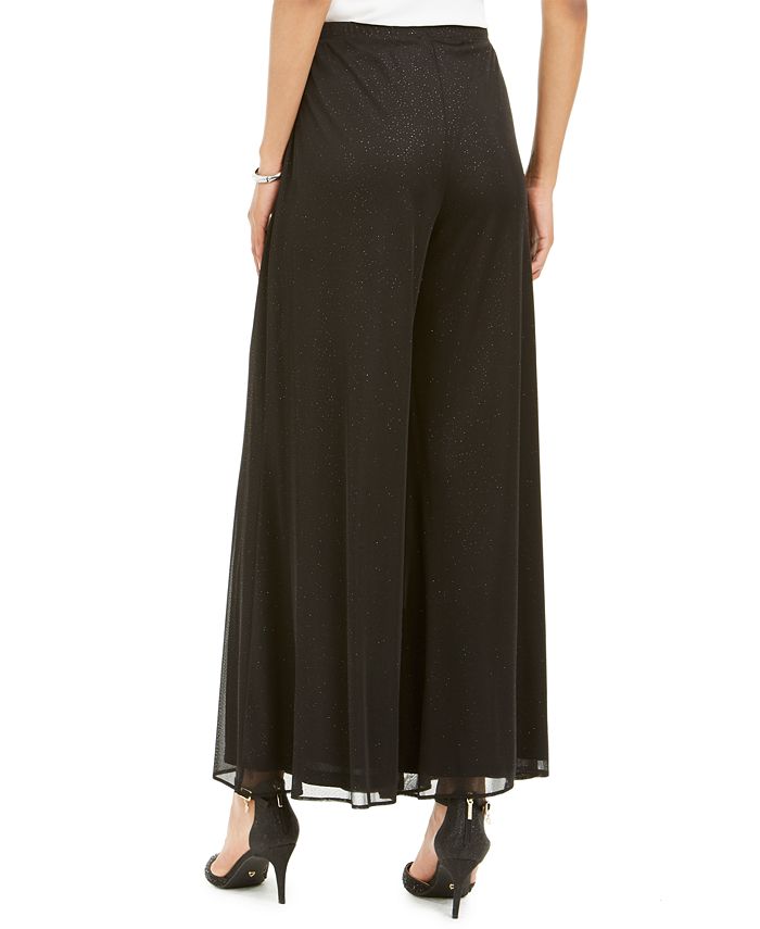 msk sparkled palazzo pants
