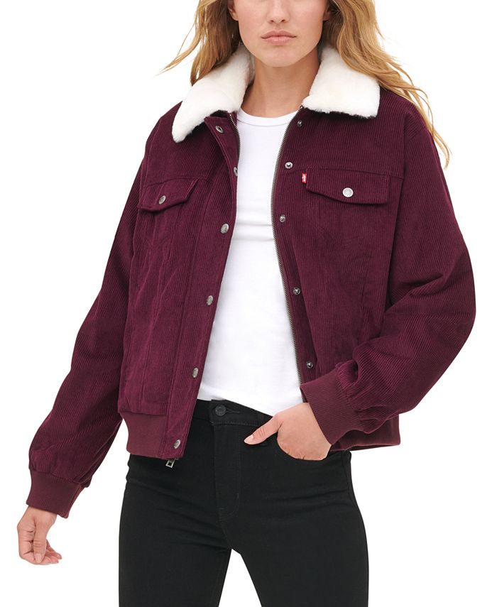 Corduroy jacket womens levis Outlet