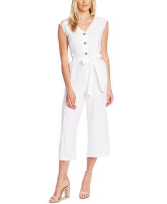 linen sleeveless jumpsuit