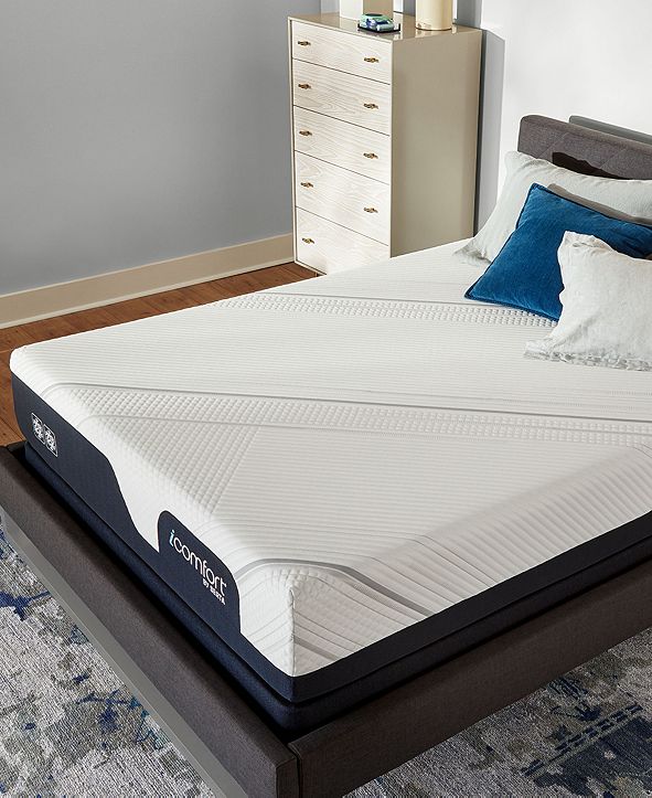 Serta by CF 2000 11.5'' Firm Mattress Set Queen Split