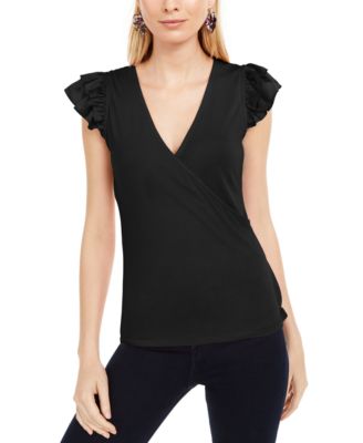 macy's surplice top