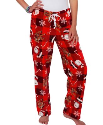 womens red pajama pants