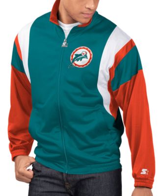 miami dolphins pullover starter jacket