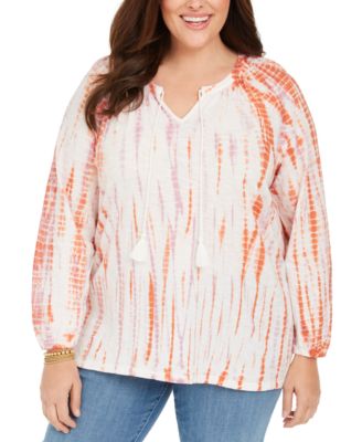 macys peasant tops