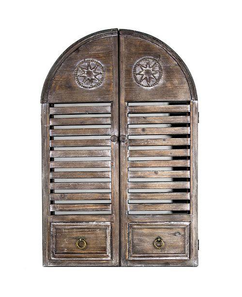 Crystal Art Gallery American Art Decor Rustic Cathedral Arch Window Shutter Wall Mirror Reviews All Mirrors Home Decor Macy S