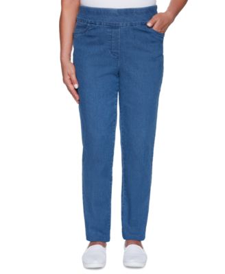 macys pull on jeans