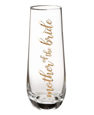 mother of the groom champagne flute