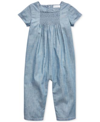 macy's polo jumpsuits