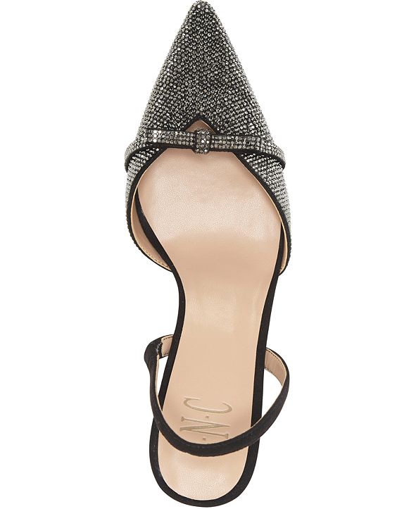 INC International Concepts INC Women's Gelsey Slingback KittenHeel Pumps, Created for Macy's