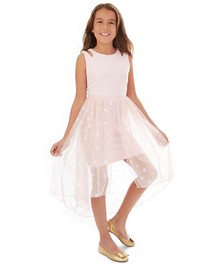 BCX Big Girls PolkaDot Walkthrough Dress & Reviews All Girls' Dresses Kids Macy's