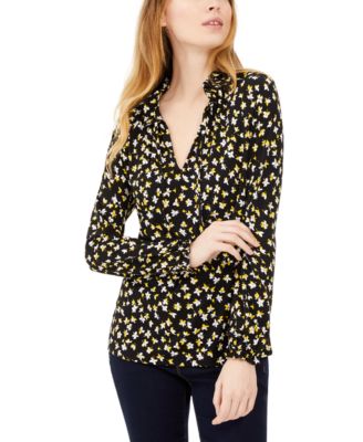 macys michael kors petite tops