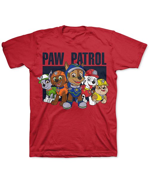 Jem Nickelodeon S Paw Patrol Print Cotton T Shirt Toddler Boys Reviews Shirts Tops Kids Macy S