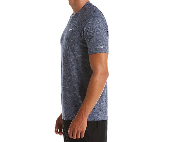 Nike Men's Hydroguard DriFIT Stretch UPF 40+ Heather Rash Guard & Reviews Swimwear Men Macy's