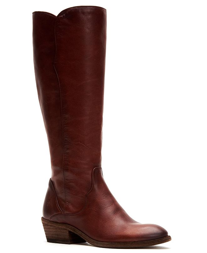 frye carson piping tall boot
