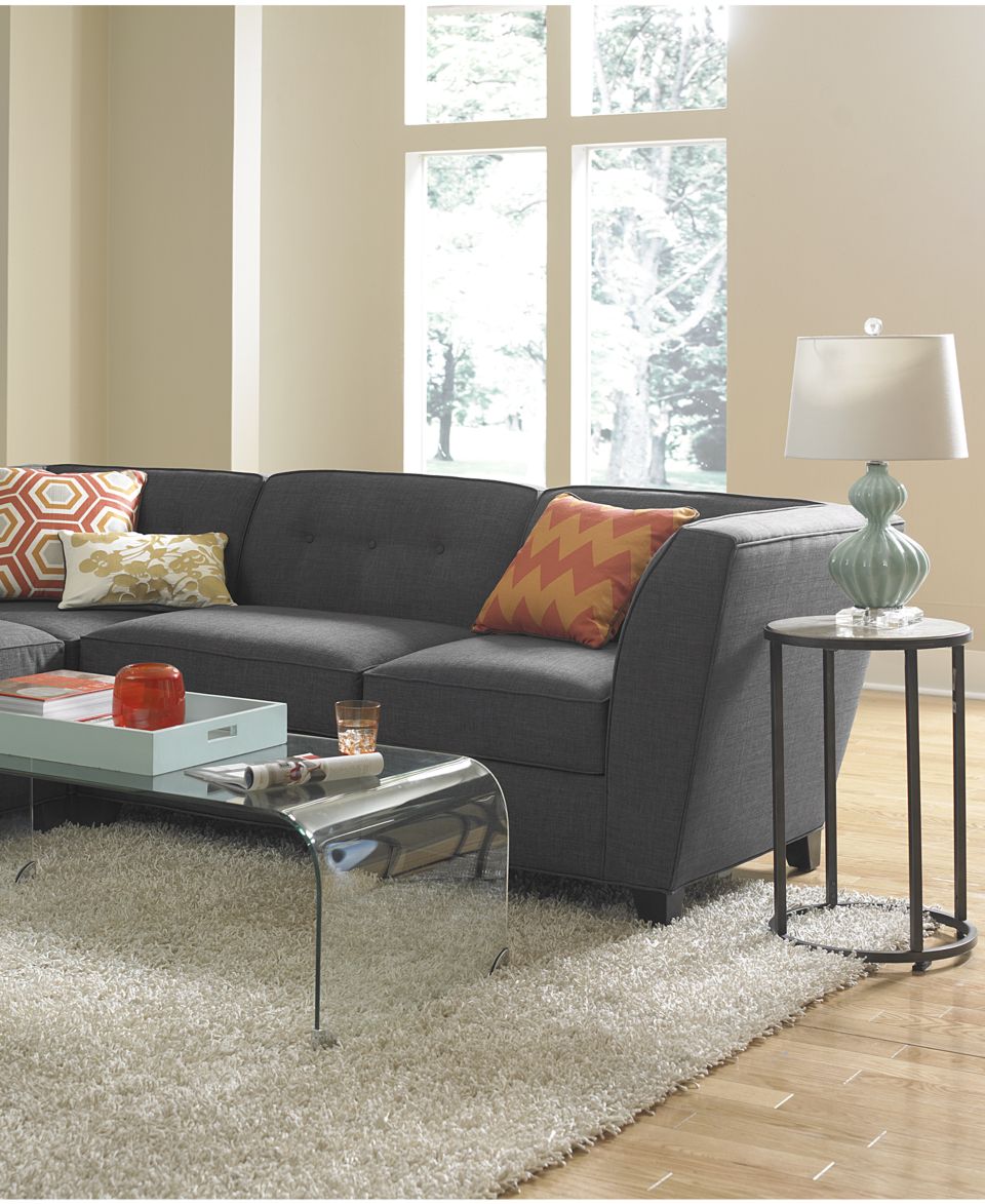 Raja Fabric Sectional Living Room Furniture Collection   Furniture