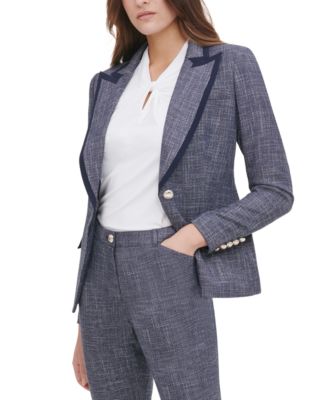 tommy hilfiger one button blazer