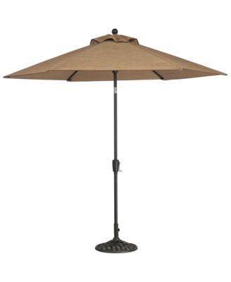 Furniture Beachmont Ii Outdoor 9 Auto Tilt Patio Umbrella With Base Created For Macy S Reviews Furniture Macy S