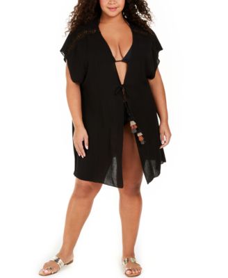 macys plus size kimono